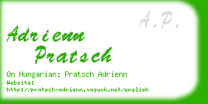 adrienn pratsch business card